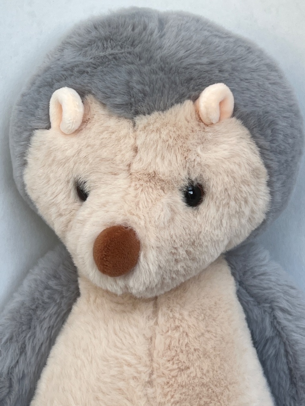 Worlds Softest Plush Hedgehog Stuffed Animal Gray Tan Stars Baby